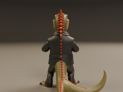 Dinosaur in suit Model Cetak 3D