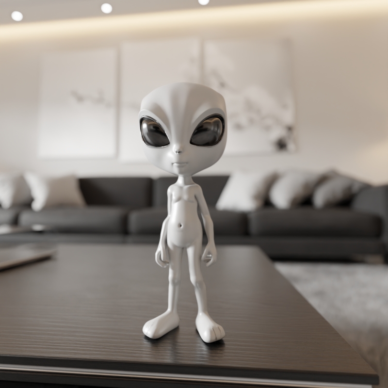 Alien 3Dプリントモデル .c4d .max .obj .3ds .fbx .stl .blend 