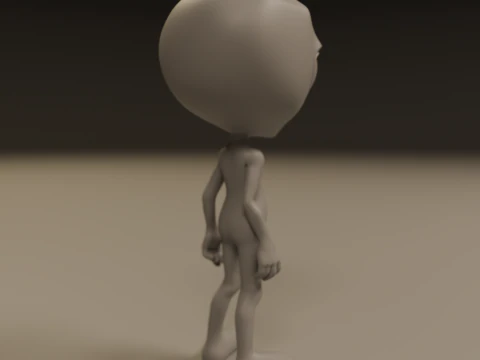 Alien 3D Print Model