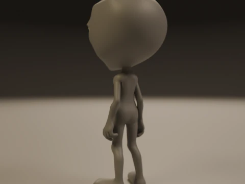 Alien 3D Print Model