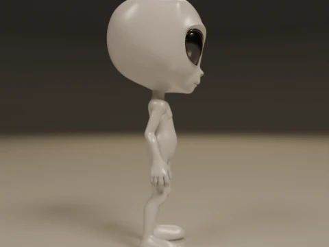 Alien 3D Print Model