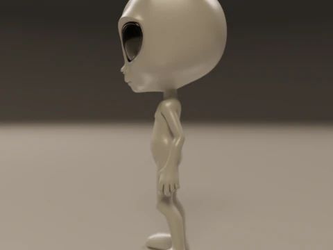 Alien 3D Print Model