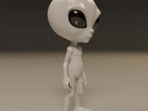 Alien 3D Print Model