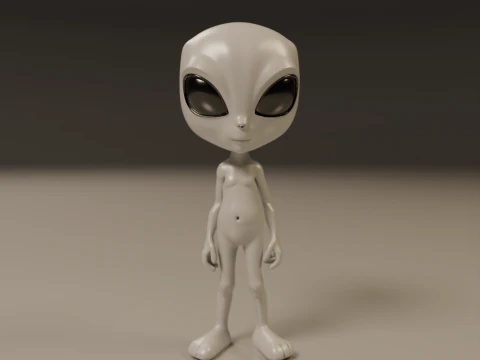 Alien 3D Print Model