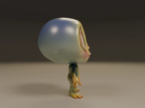 Alien 3D Print Model