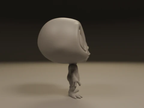 Alien 3D Print Model