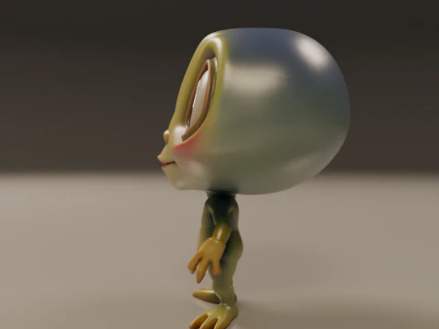 Alien 3D Print Model