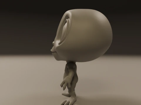 Alien 3D Print Model
