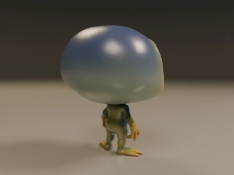 Alien 3D Print Model