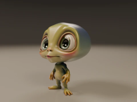 Alien 3D Print Model
