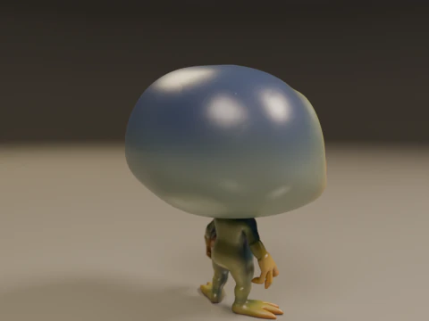 Alien 3D Print Model