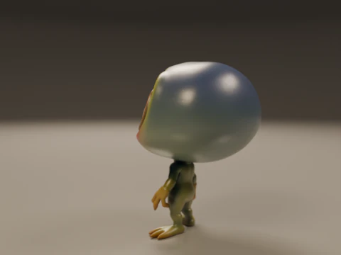 Alien 3D Print Model