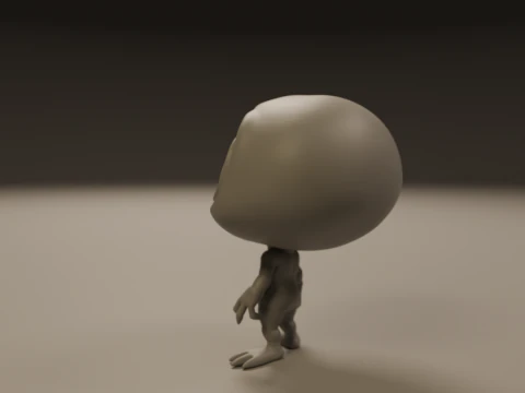 Alien 3D Print Model