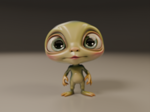 Alien 3D Принт Модель