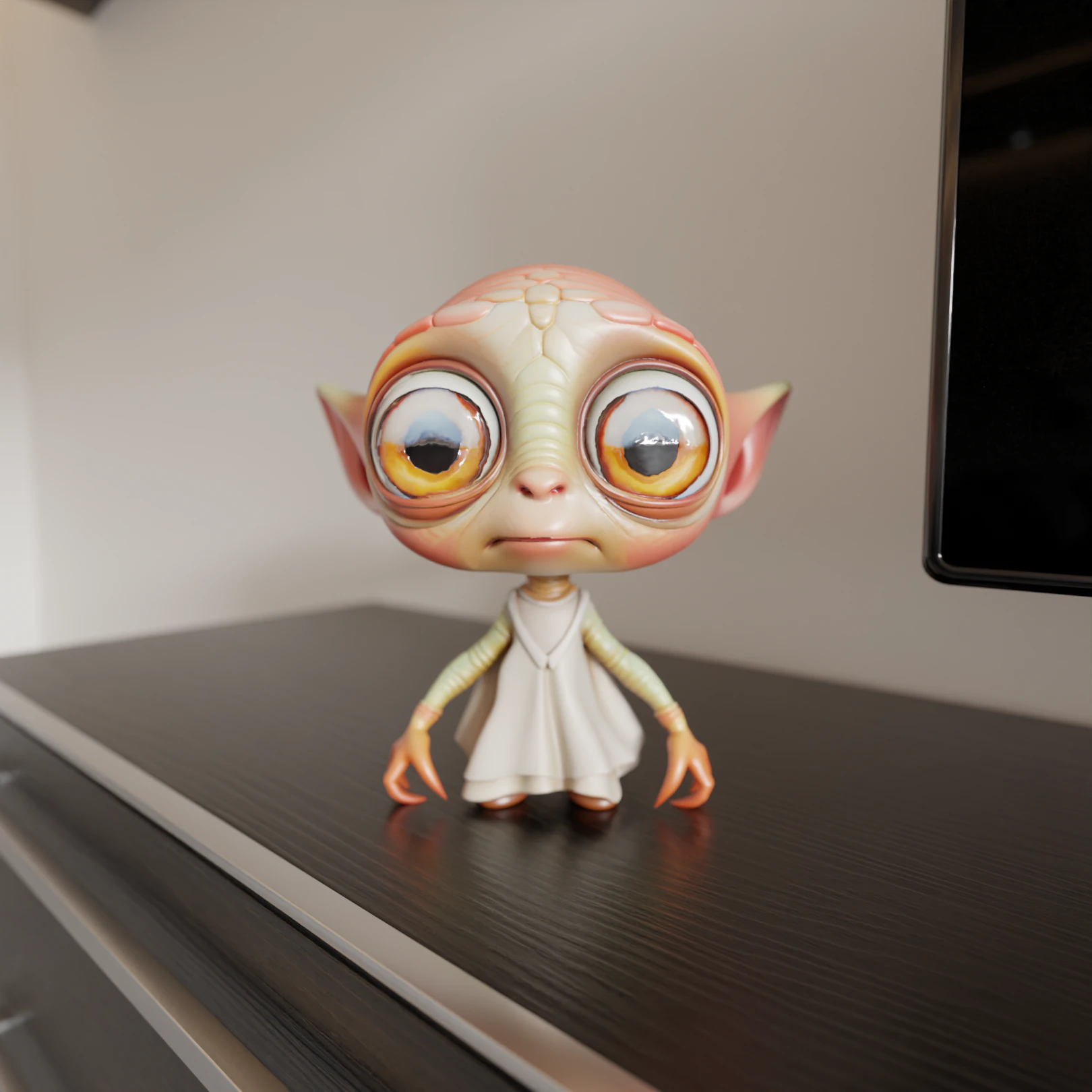 Alien 3D Print Model .c4d .max .obj .3ds .fbx .stl .blend 