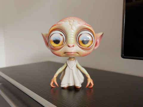 Чужак 3D Принт Модель