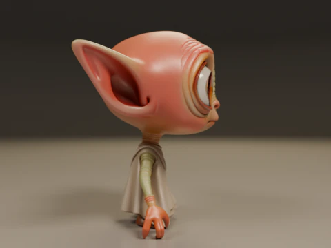 Alien 3D Print Model