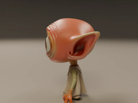Alien 3D Print Model
