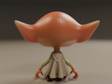 Alien 3D Print Model