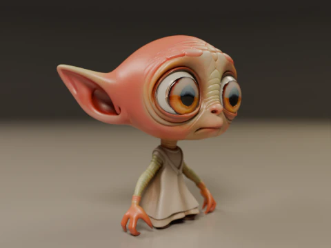 Alien 3D Print Model