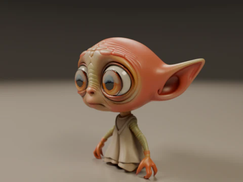 Alien 3D Print Model