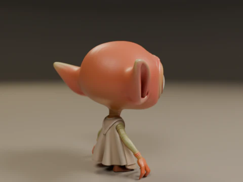Alien 3D Print Model