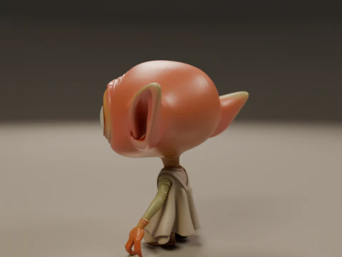 Alien 3D Print Model