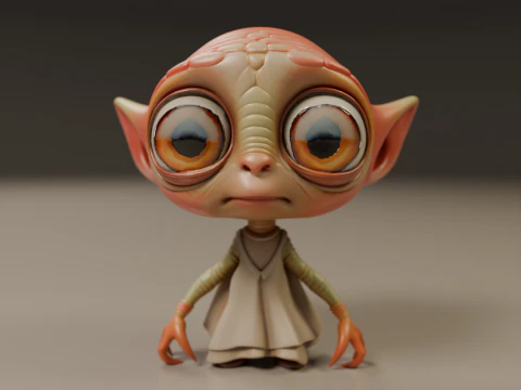 Alien 3D Print Model