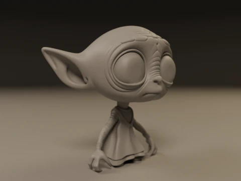 Alien 3D Print Model