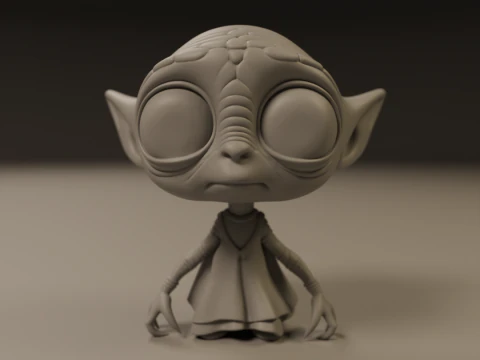 Alien 3D Print Model