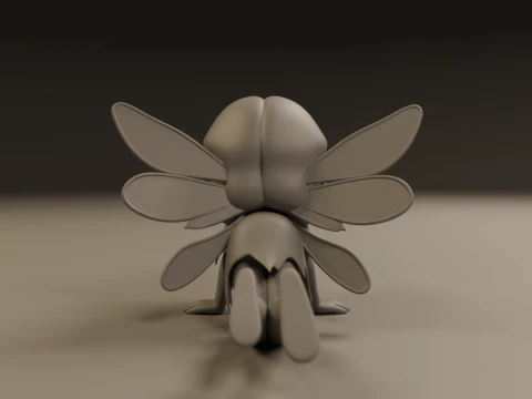 Cute fairy 3D Print Model