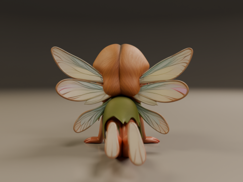 Cute fairy 3D 打印模型