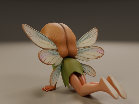 Cute fairy 3D 打印模型