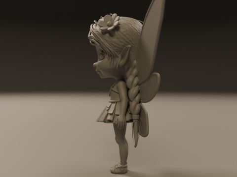Cute fairy 3D 打印模型