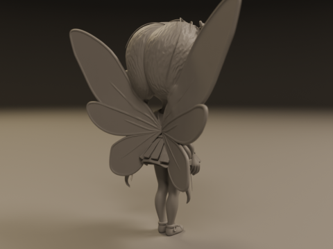 Cute fairy 3D 打印模型