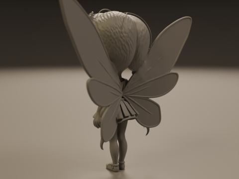 Cute fairy 3D 打印模型