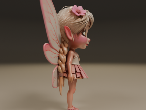Cute fairy 3D 打印模型
