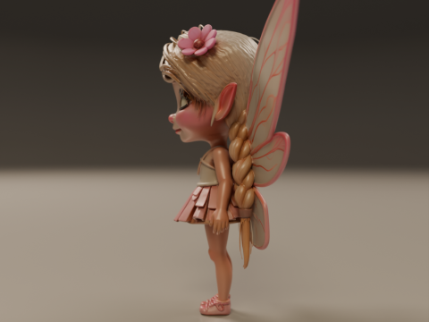 Cute fairy 3D 打印模型