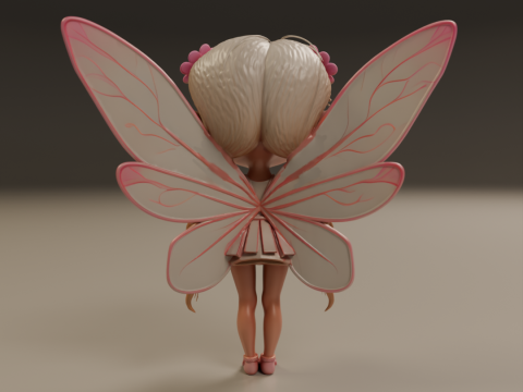 Cute fairy 3D 打印模型