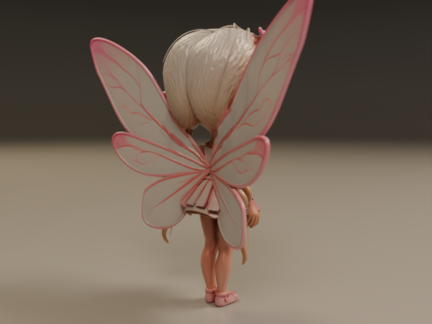 Cute fairy 3D 打印模型