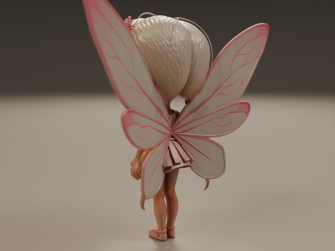 Cute fairy 3D 打印模型