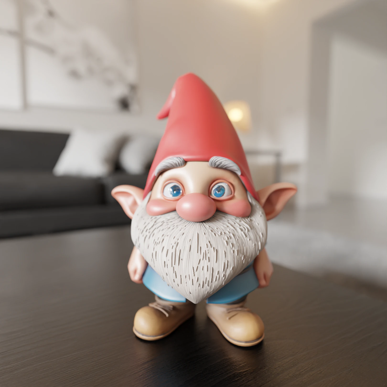 Garden gnome 3D Print Model .c4d .max .obj .3ds .fbx .stl .blend 