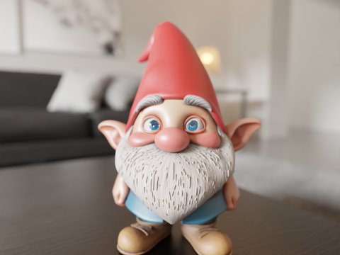 Garden gnome 3D Print Model