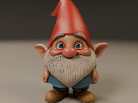 Garden gnome 3D Print Model