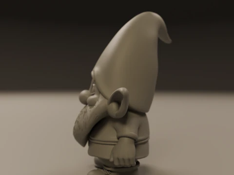 Garden gnome 3D Print Model