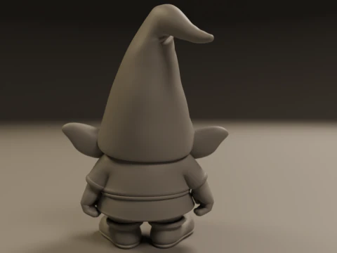 Garden gnome 3D Print Model