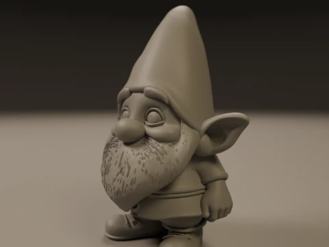 Garden gnome 3D Print Model
