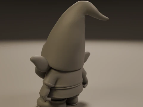Garden gnome 3D Print Model