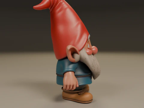 Garden gnome 3D Print Model