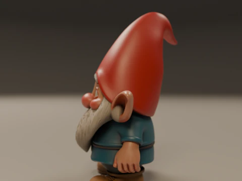 Garden gnome 3D Print Model